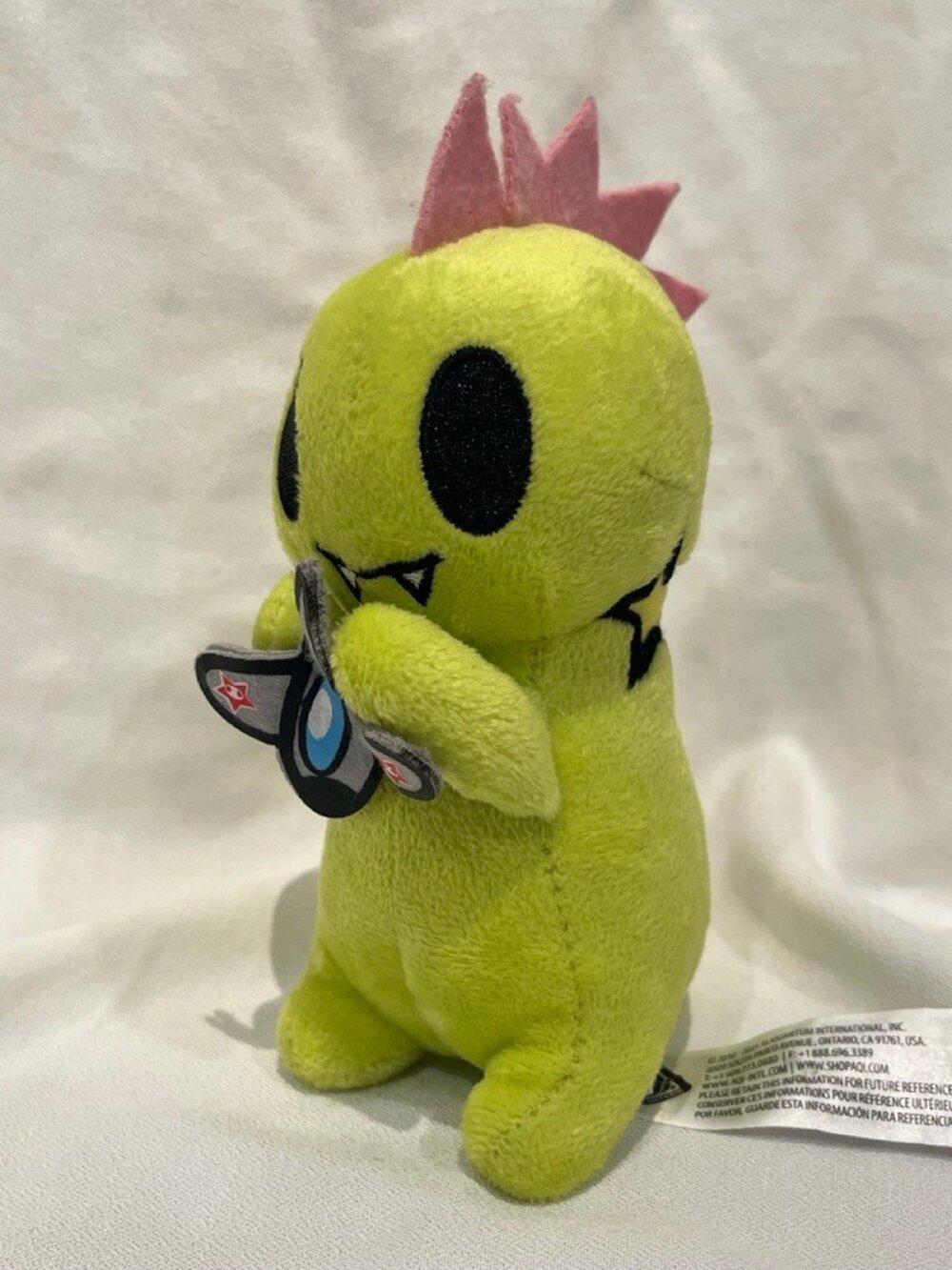 tokidoki Baby Kaiju Lime Green Monster Plush Airplane ~7"